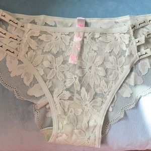 Pink VS strappy thong